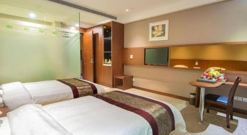 Bed in Sunparkview Hotel Shanghai