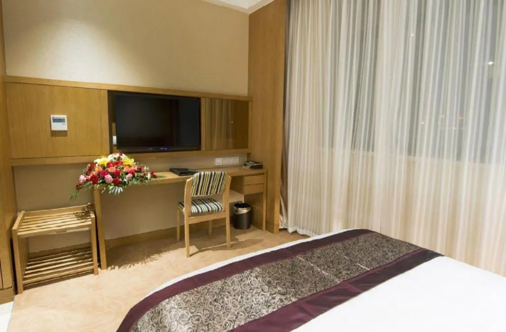 Bed in Sunparkview Hotel Shanghai