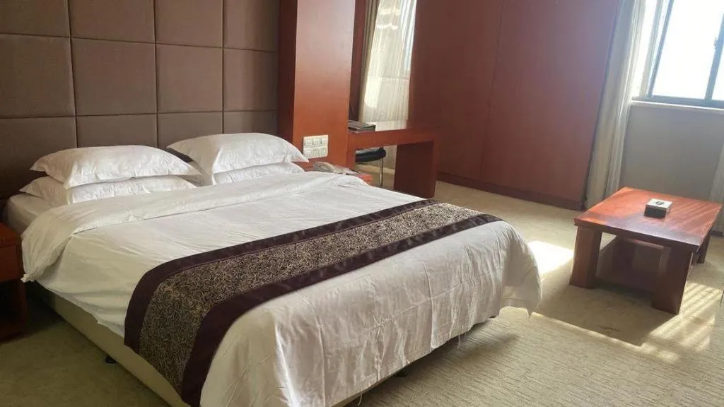 Bed in Sunparkview Hotel Shanghai