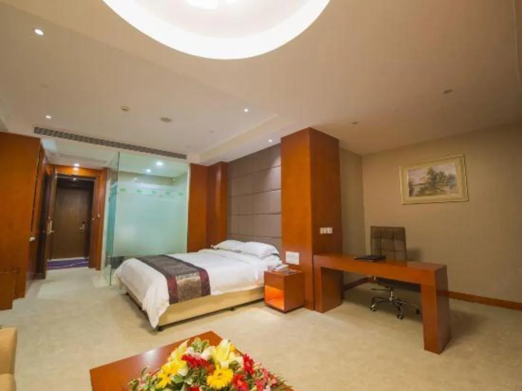 Bed in Sunparkview Hotel Shanghai