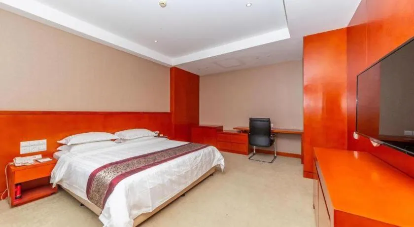 Bed in Sunparkview Hotel Shanghai