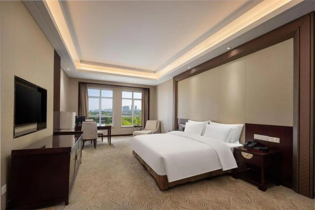 Bed in Linyi Blue Horizon International Hotel Yi He
