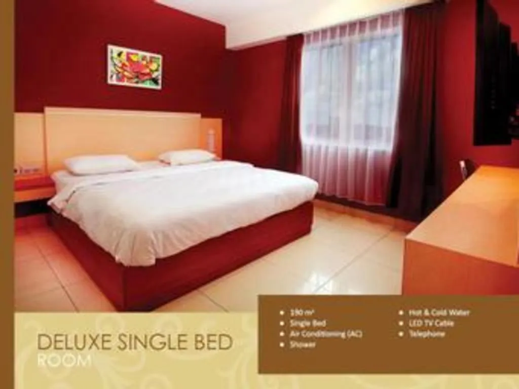 Bed in Borneo Hotel