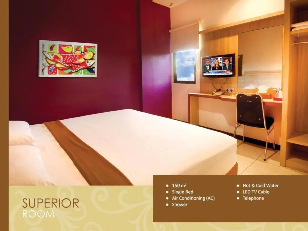 Bed in Borneo Hotel