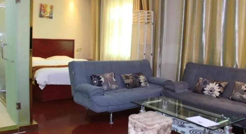 Bed in GreenTree Inn Heze Mudan Road Bus Terminal Station Express Hotel