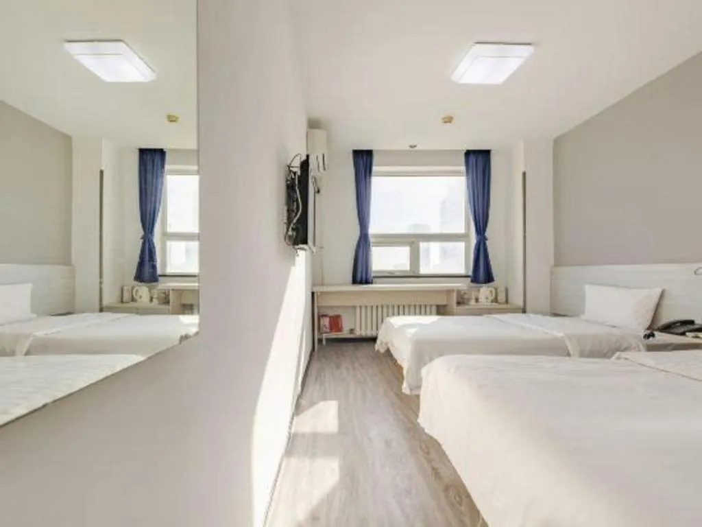 Bed in 7 Days Inn Tianjin Binhai New District Yujiabao Metro Station