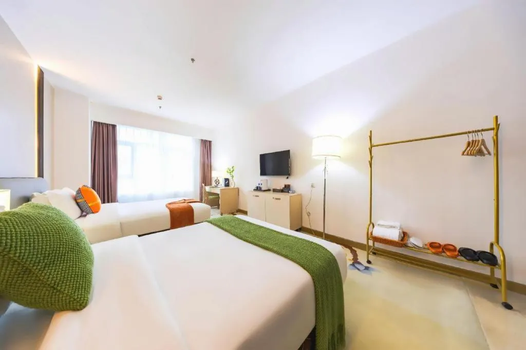 Bed in Boke Boutique Hotel Shenzhen Longgang