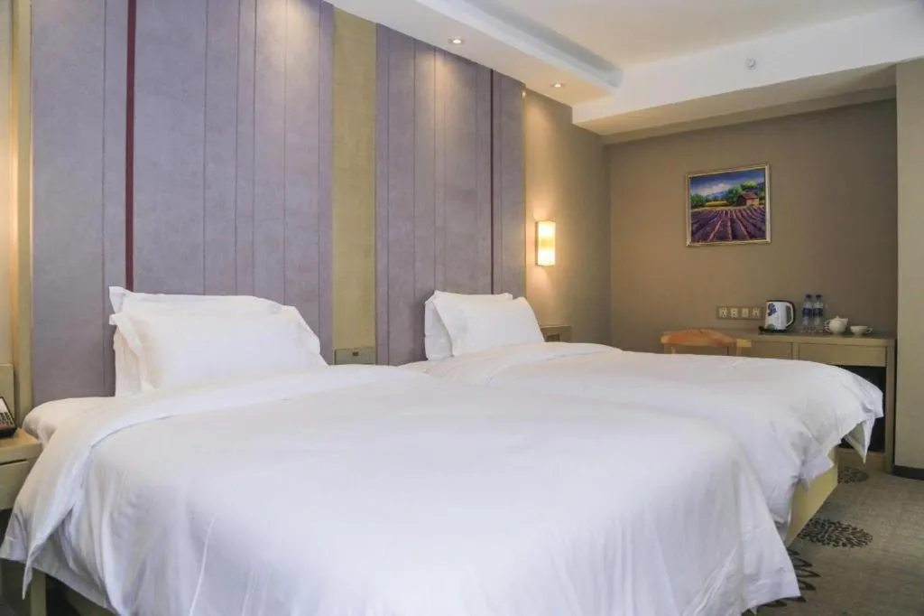 Bed in LAVANDE Hotel Dalian Huanan Square North Railway Station