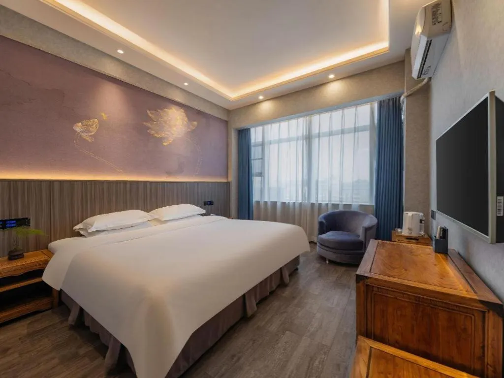 Bed in Xi'an Huiya Tianmu Hotel