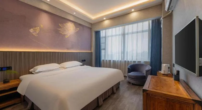 Bed in Xi'an Huiya Tianmu Hotel