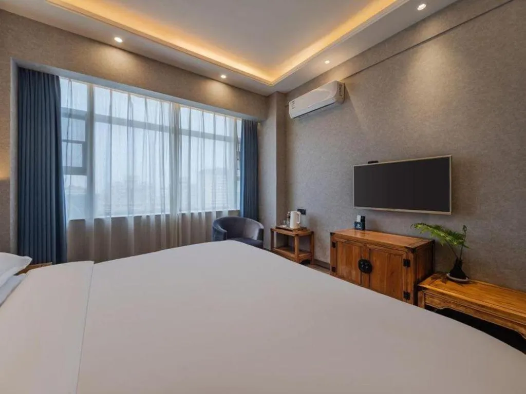 Bed in Xi'an Huiya Tianmu Hotel