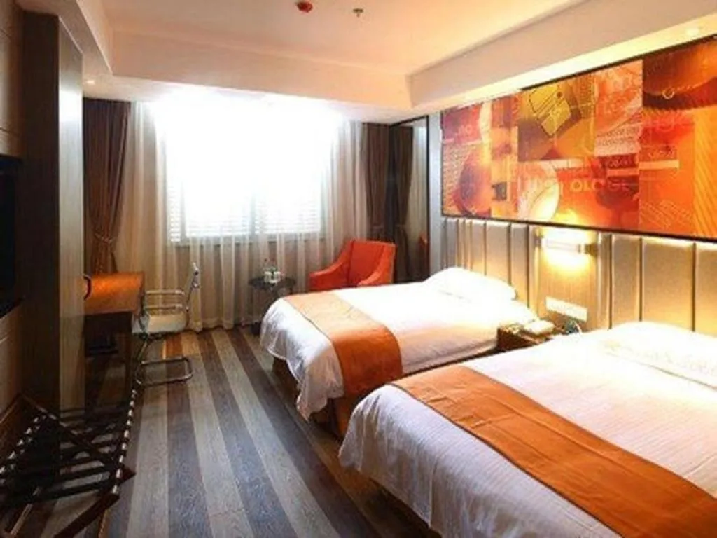 Bed in GreenTree Inn Fujian Fuzhou Software Park River View Business Hotel