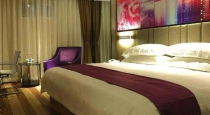 Bed in GreenTree Inn Fujian Fuzhou Software Park River View Business Hotel