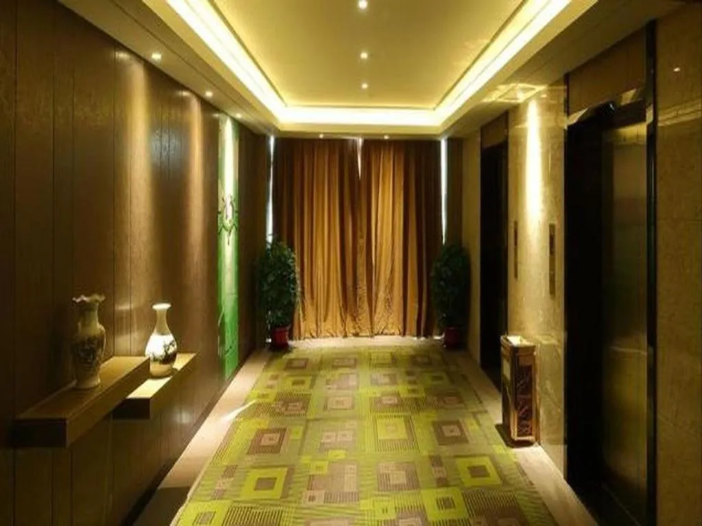 Bed in GreenTree Inn Fujian Fuzhou Software Park River View Business Hotel