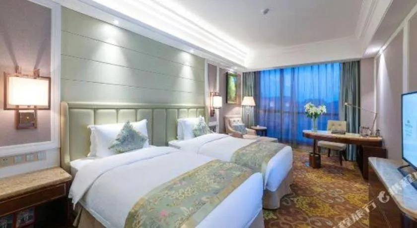 Bed in Howard Johnson Zunyue Hotel Chengdu