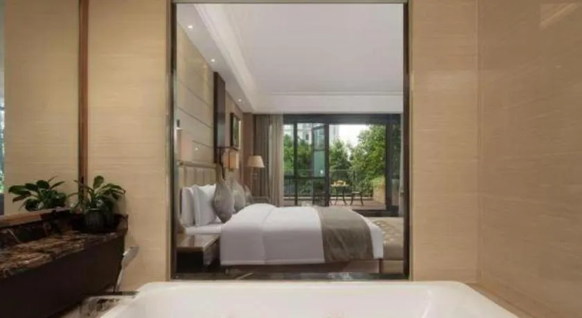 Bed in Howard Johnson Zunyue Hotel Chengdu