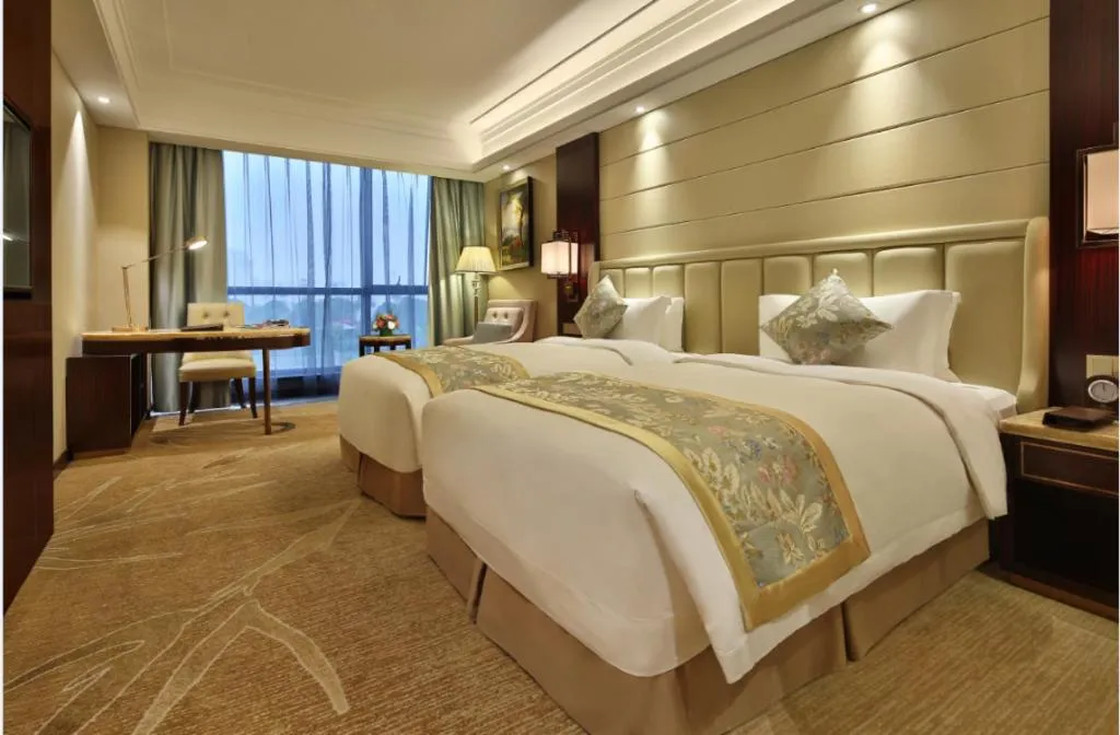 Bed in Howard Johnson Zunyue Hotel Chengdu