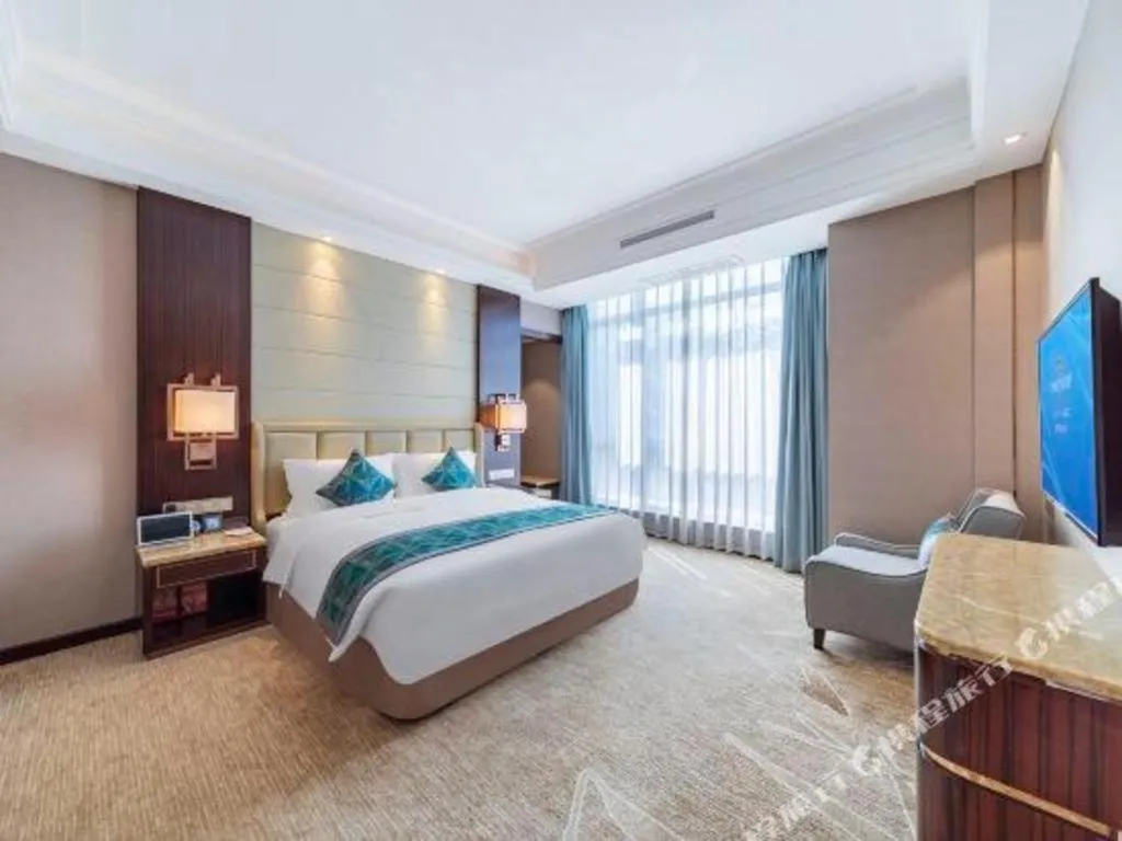 Bed in Howard Johnson Zunyue Hotel Chengdu