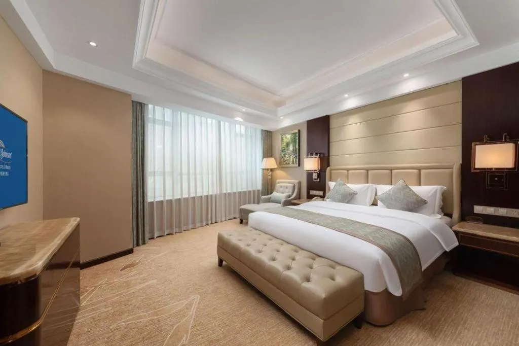 Bed in Howard Johnson Zunyue Hotel Chengdu