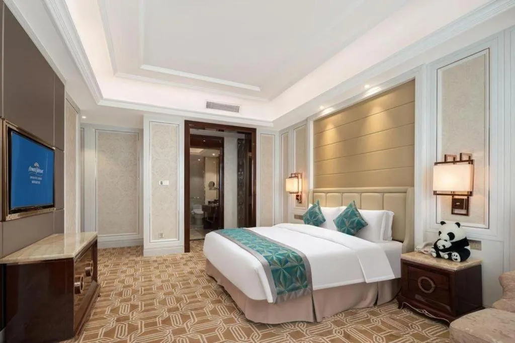 Bed in Howard Johnson Zunyue Hotel Chengdu