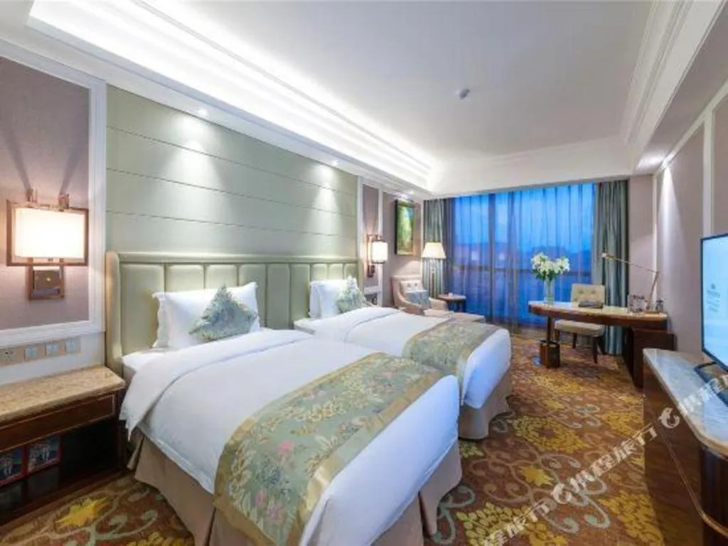 Bed in Howard Johnson Zunyue Hotel Chengdu