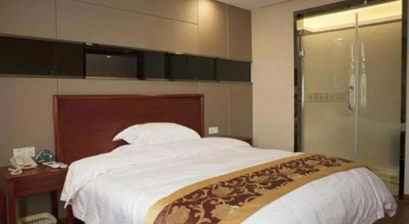 Bed in GreenTree Inn Jiansu Nantong Tongzhouwan Huanghe Road Business Hotel