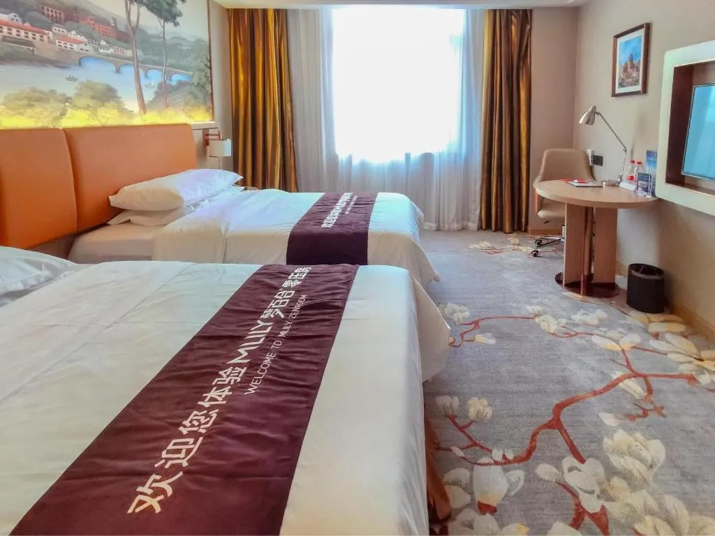 Bed in Vienna Hotel Tianjin Huaming