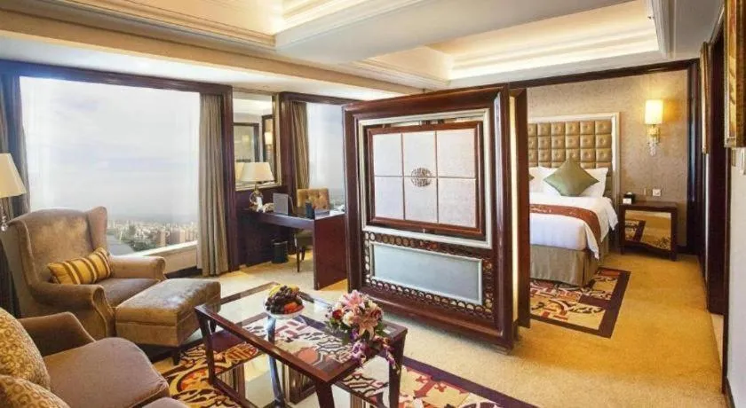 Bed in Shenyang Royal Wan Xin Hotel