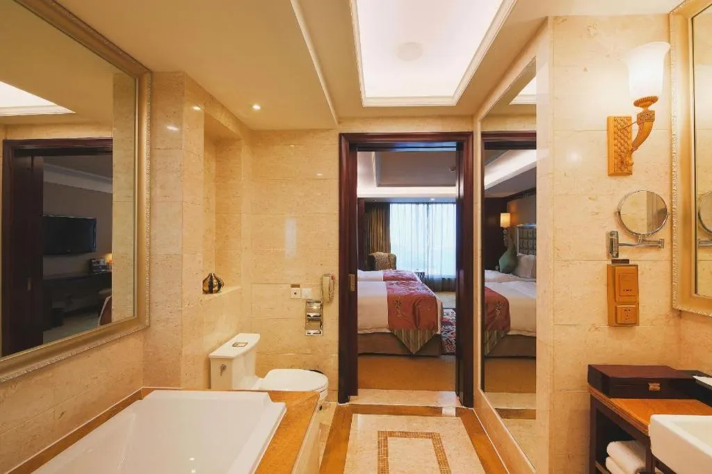 Bed in Shenyang Royal Wan Xin Hotel