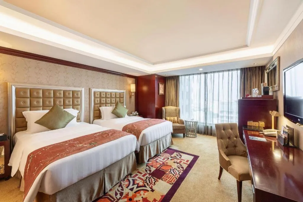 Bed in Shenyang Royal Wan Xin Hotel