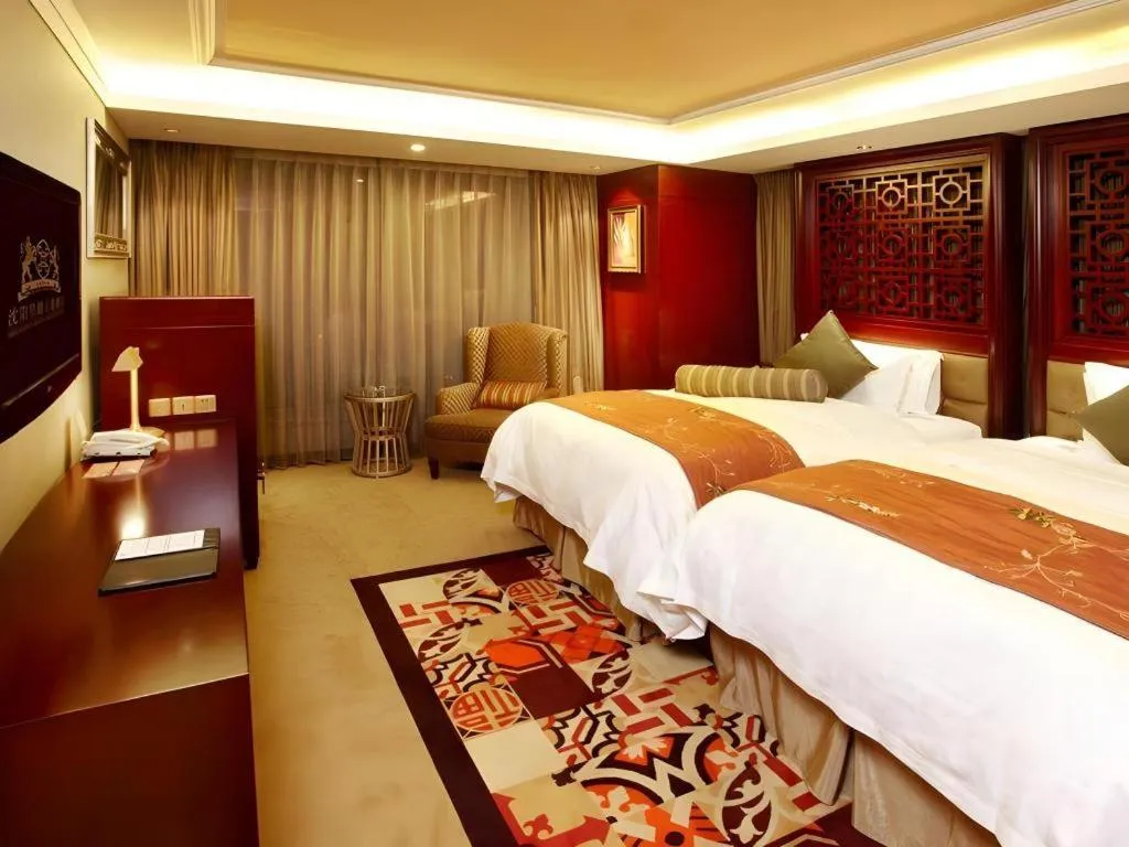 Bed in Shenyang Royal Wan Xin Hotel