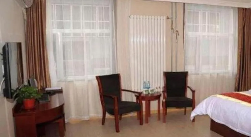 Bed in GreenTree Inn Beijing Tonzhou Maju Bridge No.2 Express Hotel