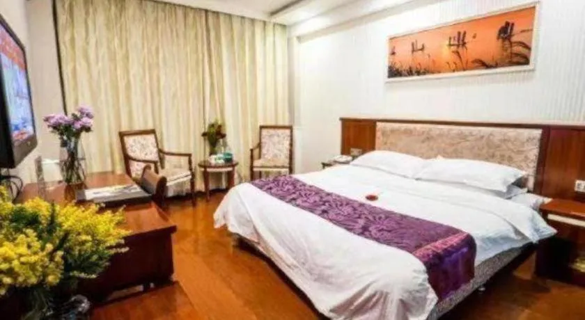 Bed in GreenTree Alliance Jiangsu Yangzhou middle Wenchang Road Municipal Government Hotel