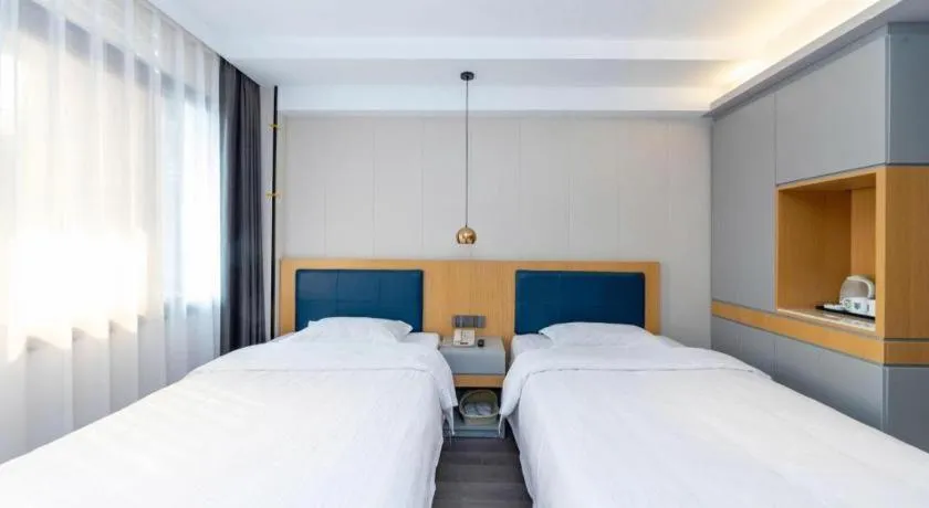 Bed in GreenTree Alliance Jiangsu Yangzhou middle Wenchang Road Municipal Government Hotel