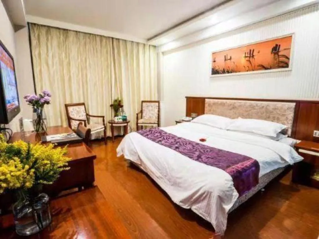 Bed in GreenTree Alliance Jiangsu Yangzhou middle Wenchang Road Municipal Government Hotel