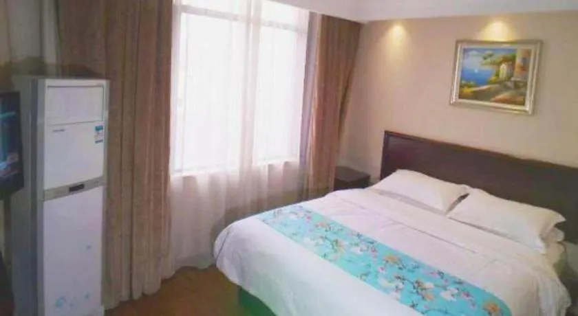 Bed in GreenTree Inn Jiangsu Wuxi Xishan DongTing Erquan East Road XinGuang Newly Estate Express Hotel