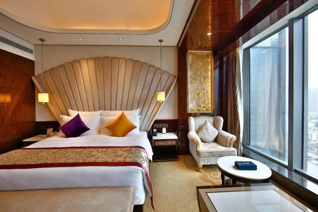 Bed in Chengdu Charming Yard Nature Nook Hotel