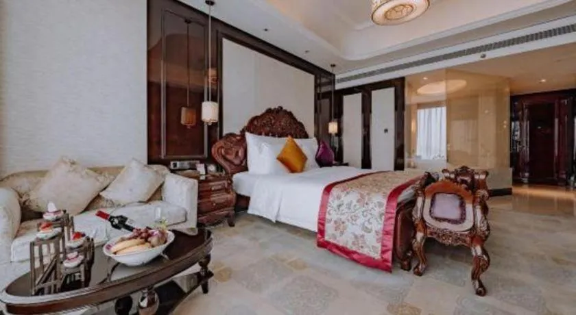 Bed in Chengdu Charming Yard Nature Nook Hotel