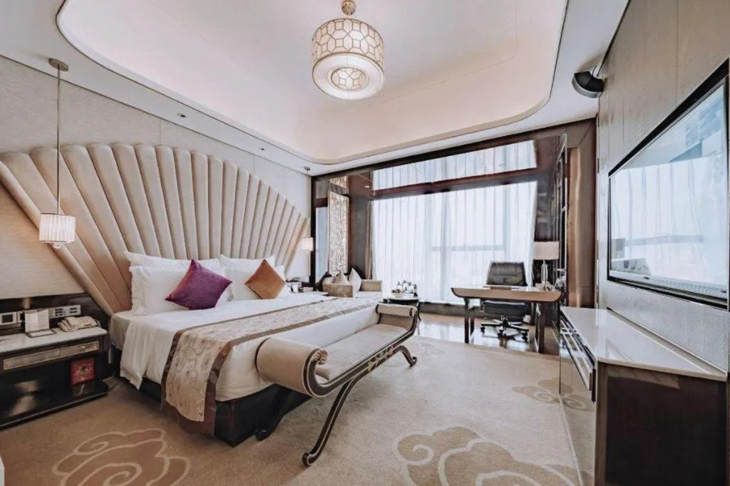 Bed in Chengdu Charming Yard Nature Nook Hotel