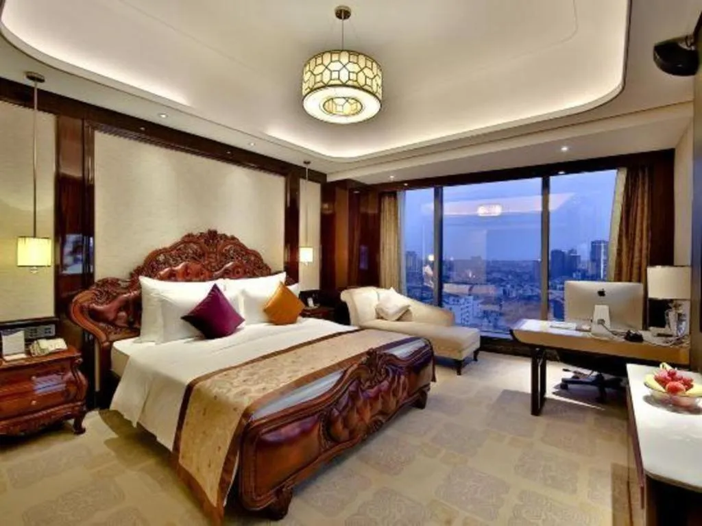 Bed in Chengdu Charming Yard Nature Nook Hotel