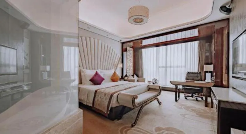 Bed in Chengdu Charming Yard Nature Nook Hotel