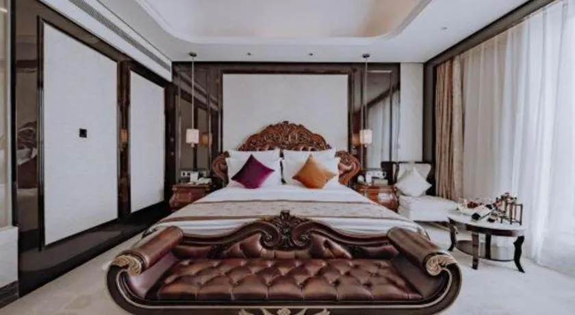 Bed in Chengdu Charming Yard Nature Nook Hotel