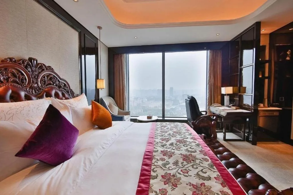 Bed in Chengdu Charming Yard Nature Nook Hotel