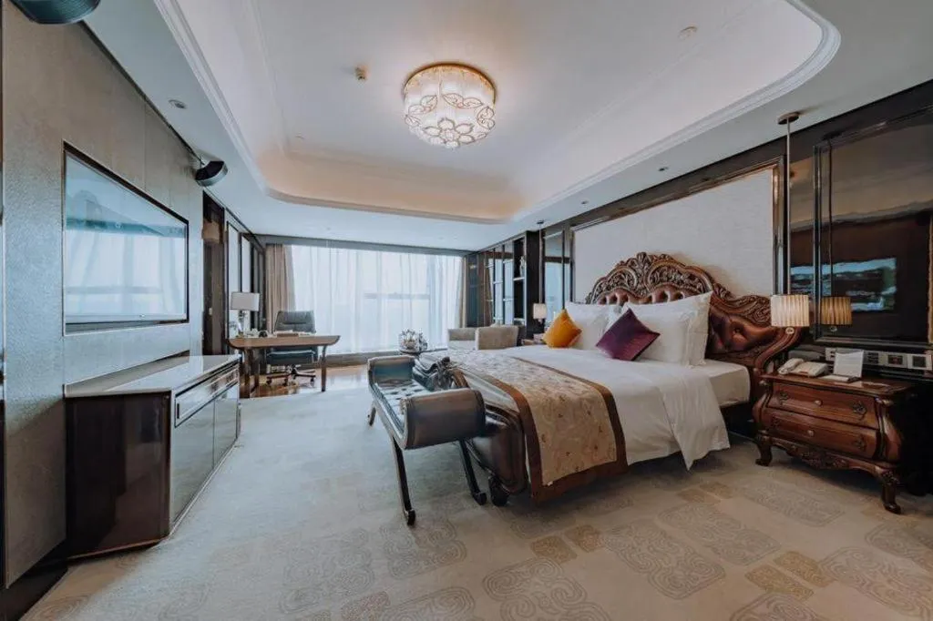 Bed in Chengdu Charming Yard Nature Nook Hotel