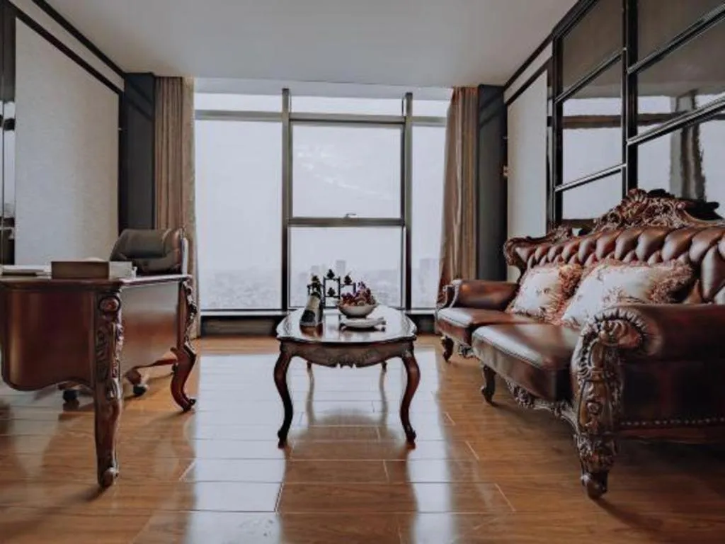 Bed in Chengdu Charming Yard Nature Nook Hotel