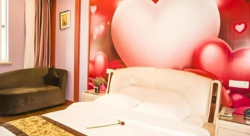 Bed in GreenTree Inn JiangSu Wuxi Jiangyin City QinGYAng Town Fuqian Road Express Hotel