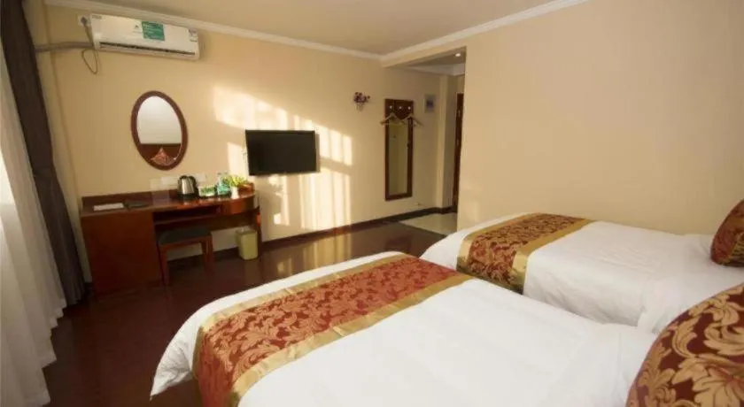 Bed in GreenTree Inn Hefei Feidong Guiwang Road Luzhou Medical School Business Hotel