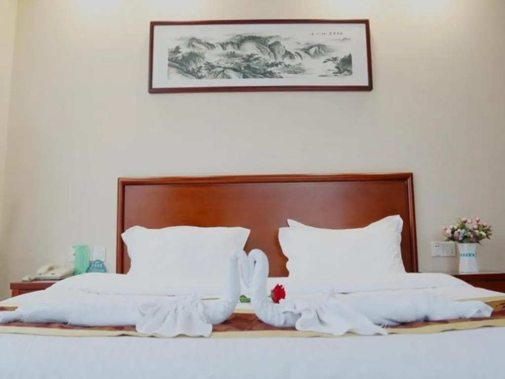 Bed in GreenTree Inn Hefei Feidong Guiwang Road Luzhou Medical School Business Hotel