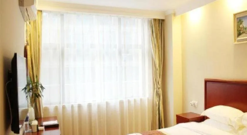 Bed in GreenTree Inn Ningde Gutian County Chengdong Street Business Hotel