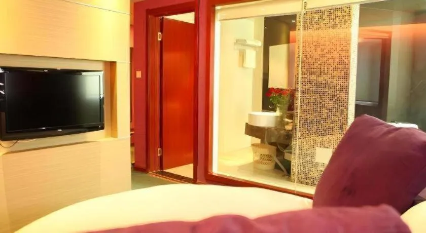 Bed in GreenTree Inn Lanzhou Yantan Road Express Hotel